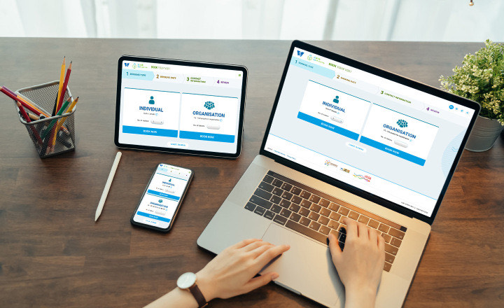 "Online Booking System" for H2OPE Centre is Available Now